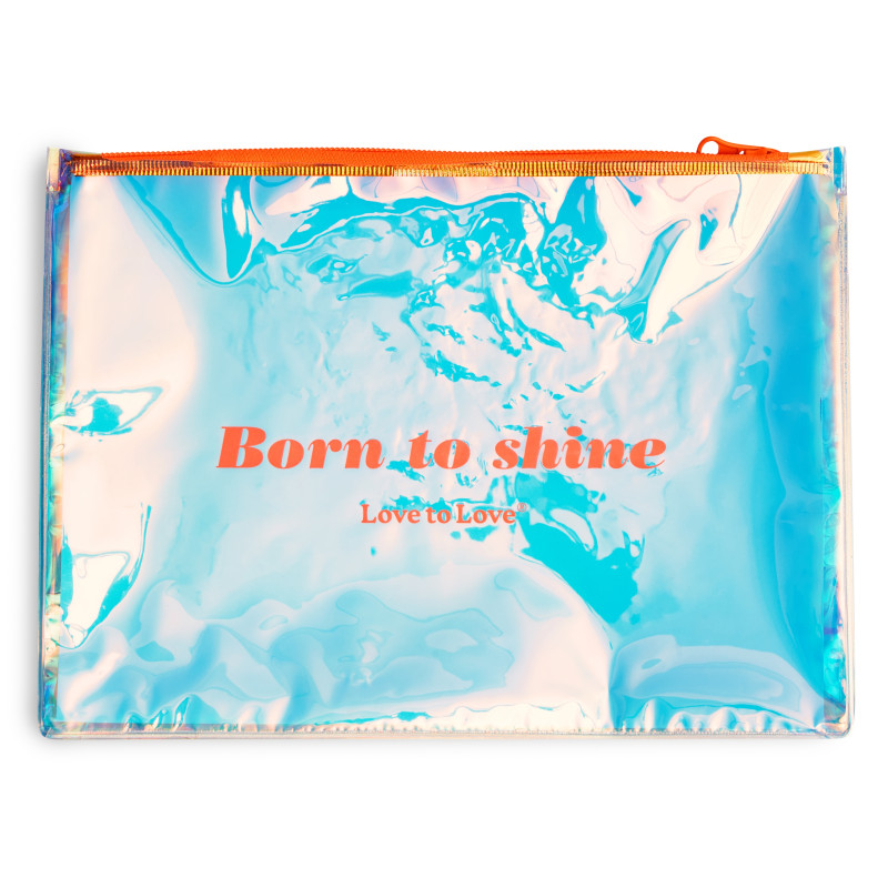 Love to Love Pochette de rangement Born to Shine  Zip Orange